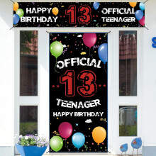 Deko-Set für den 13. Geburtstag von Teenagern