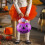 Κουβάς με γλυκά κολοκύθας για το Halloween μωβ, επαναχρησιμοποιήσιμος, 1 τεμάχιο 5