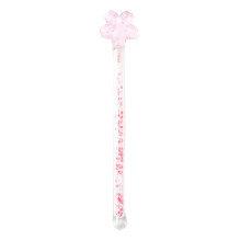 Bâtonnet mélangeur en verre Sakura, motif griffe de chat rose, 1 pièce