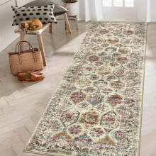 Oriental Vintage Runner Rug Non-Slip 2 ft x 6 ft