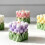 Moules en Silicone pour Bouquets de fleurs cubiques, résistants 5