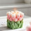 Moules en Silicone pour Bouquets de fleurs cubiques, résistants 6