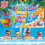Poolpartybanner til skoleafslutning, 71x44 tommer 2