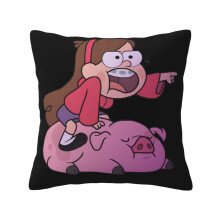Capa de almofada decorativa Gravity Falls, macia, 45x45 cm (18x18 polegadas)