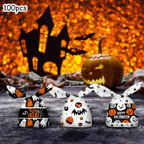 Halloween Pumpkin Candy Bag Set 2 Pieces