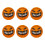 Halloween Pumpa Papperstallrikar 18 cm 10-pack 1
