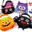 Halloween candy bucket felt 7 inch 3