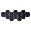 Sticker mural miroir hexagonal en acrylique écologique (1 pièce) 2