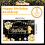 Birthday Backdrop Banner Black and Gold 8ft x 4ft 3