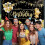 Birthday Backdrop Banner Black and Gold 8ft x 4ft 4