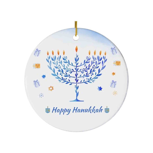 Ξύλινο στολίδι Hanukkah 1 τεμάχιο 1