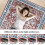 Persian area rug washable traditional distressed design 5' 3