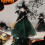 Halloween Witch Doll Ornament for Tree Top or Desk 4