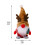 Handgemaakte pluche kerstversiering in de vorm van een kabouter, set van 1. 2