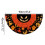 Halloween-flagg i vifteform, 45 x 90 cm, polyester 3