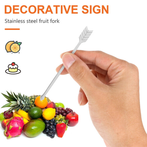 Madpinde i rustfrit stål 12,4 cm – Genanvendelige dessert- og 2