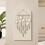 Ensemble de décoration murale en macramé suspendu avec photo 3