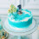 Birthday Number Candle Blue Gray Ocean Theme 1 4