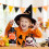 Halloween candy bags ghost pattern drawstring reusable 2