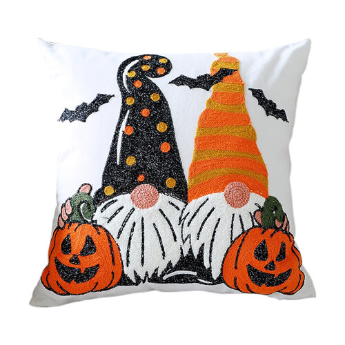 Broderat Halloween-örngott 45x45cm 1