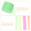 Fluorescent Crepe Paper Streamers Assorted Colours 2