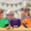 Halloweenpumpa godispåsar set med 2 i flanell 4