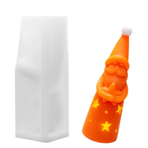 Weihnachtsmann-Silikon-Backform, vielseitig einsetzbar für-8