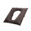 Premium PU Leather Waterproof Commode Chair Pad 10cm-brown 1