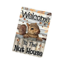 Retro Themed Decorative Welcome Sign For Room Patios Wall-489