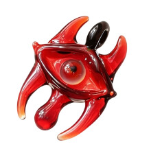 Gothic Evil Eyes Charm Evil Eyes-duivelshoorns, tranen van bloed