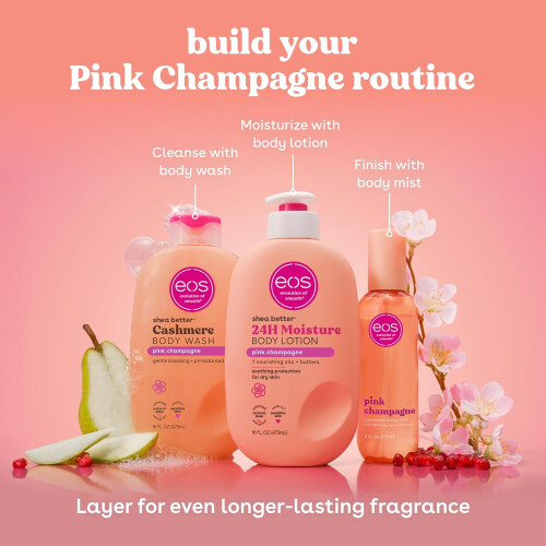 eos Pink Champagne Scent Layering Bundle 2