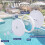 Replacement Large Wheel With Tire Bearings For 280 480 Pool 5