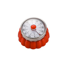 Mechanische keukenwekker van roestvrij staal met-Rood