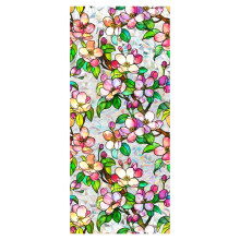 Peeling And Stick Flower Window Film Glass Sticker-XCBL151
