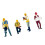 Detailed Construction Building Worker Miniature Model 1/64-Suit 1