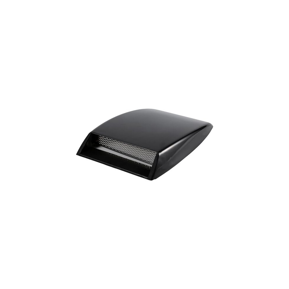 Universal Car Hood Scoop Cover, Decorative Hood Vent, Sporty Custom Look, Easy Stickon Black 9310869831181