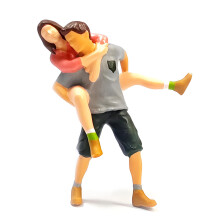 Tiny Romantics Couple Statue Perfect For-Boy carries girl on