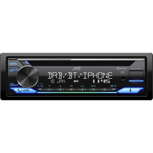 JVC Autoradio JVC - KD-DB922BT - CD - USB - iPod - Bluetooth - DAB+