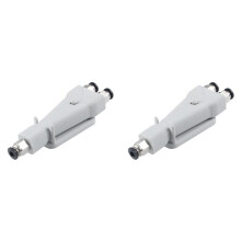 2X PTFE Y-Shaped Shunt for 3D Printers, Durable Anti-Jam Filament Splitter Prevents Tangling