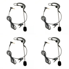 4X Écouteur D'Interphone pour Arbitre de Football, Juge, Arbitre, Arbitre Cycliste, Conférence, Compatible V6 et V4