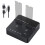 NVME SolidState Drive Duplicator Dual-Bay M.2 SSD DockingStation Read-Write 20Gbps Offline Copying Cloner Duplicator(US) 2
