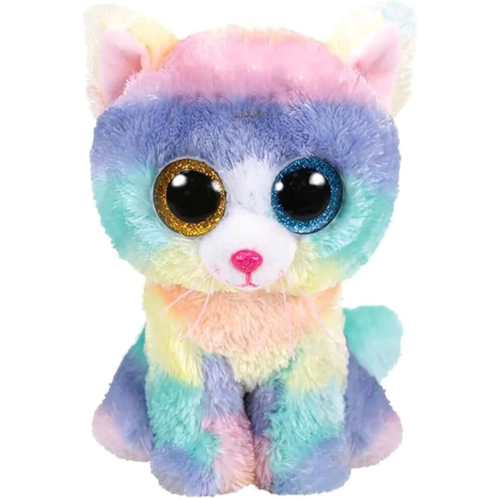 Ty Beanie Boos Collection Heather The Cat 15Cm Soft Plush Toy