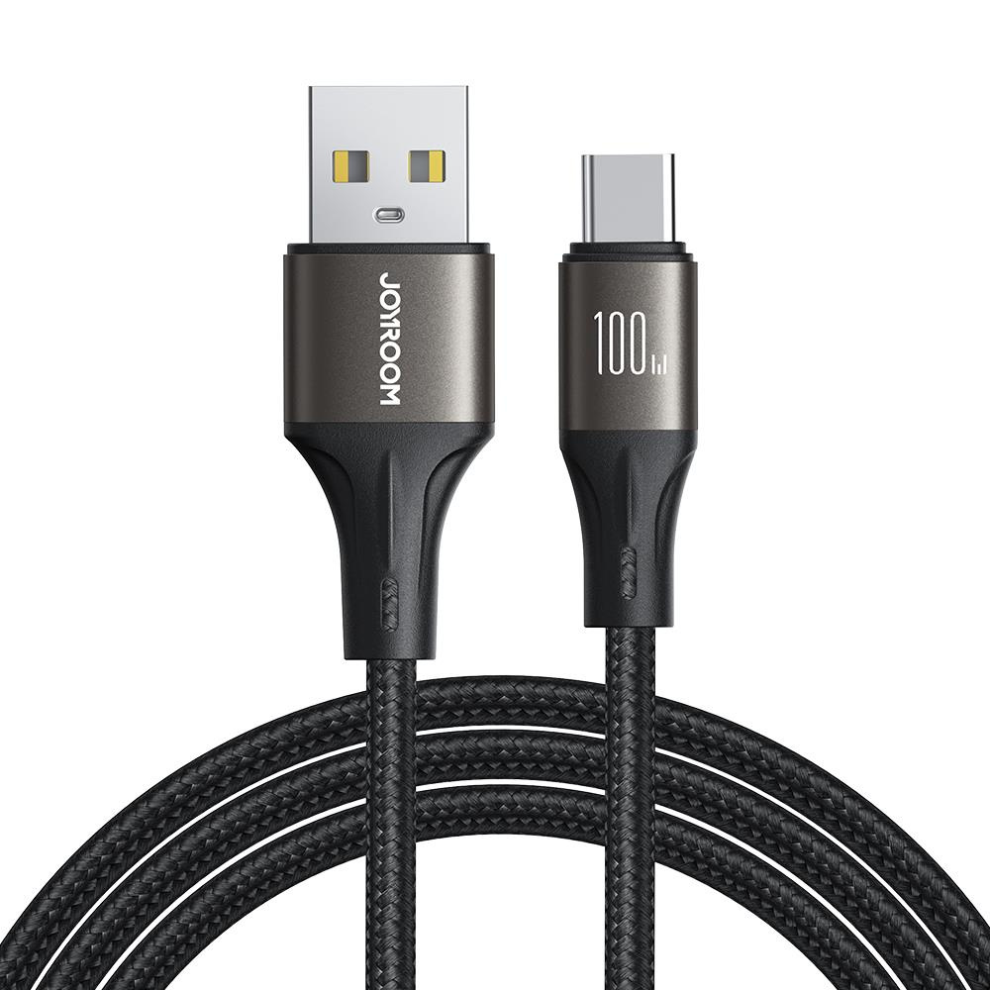 Joyroom Sa25-Ac6 -Speed Series 100W Fast Charging Data Cable (Usb-A To Type-C) 3M Light/Black 5061060509167