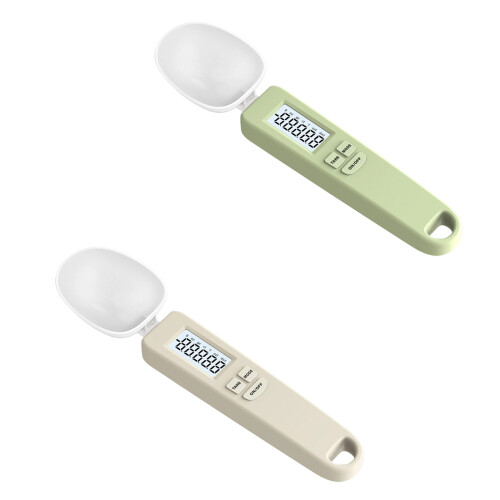 Balance de poids alimentaire Portable avec écran LCD-Vert clair 2