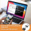 USB Type C 2 in 1 Mouse Jiggler Undetectable Mouse Shaker Automatic Mouse Mover for Computer Laptop Awakening White 6