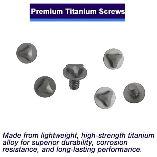 Titanium Triangle Screw & Driver Kit for Microtech Ultratech, UTX-85, Troodon - Complete Knife Maintenance Set 1