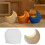 Moules en Silicone en forme de lune, moule polyvalent en 7