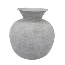 Vases à fleurs de ferme rustiques, grands Vases en fer,-24W449