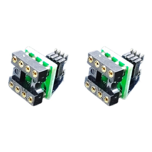 2X Operational Amplifier Interconverter(Dip8 to Sop8-3.9MM)Sound Card Upgrade Testing Replacement DIY Products