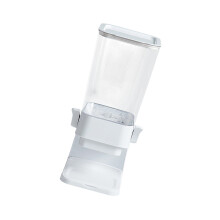 Modern 5.5L Plastic Canister For Storing Flour Sugar-White